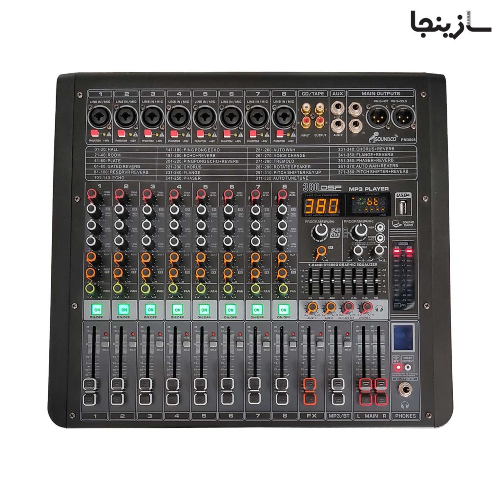 پاور میکسر ساندکو مدل PM3808