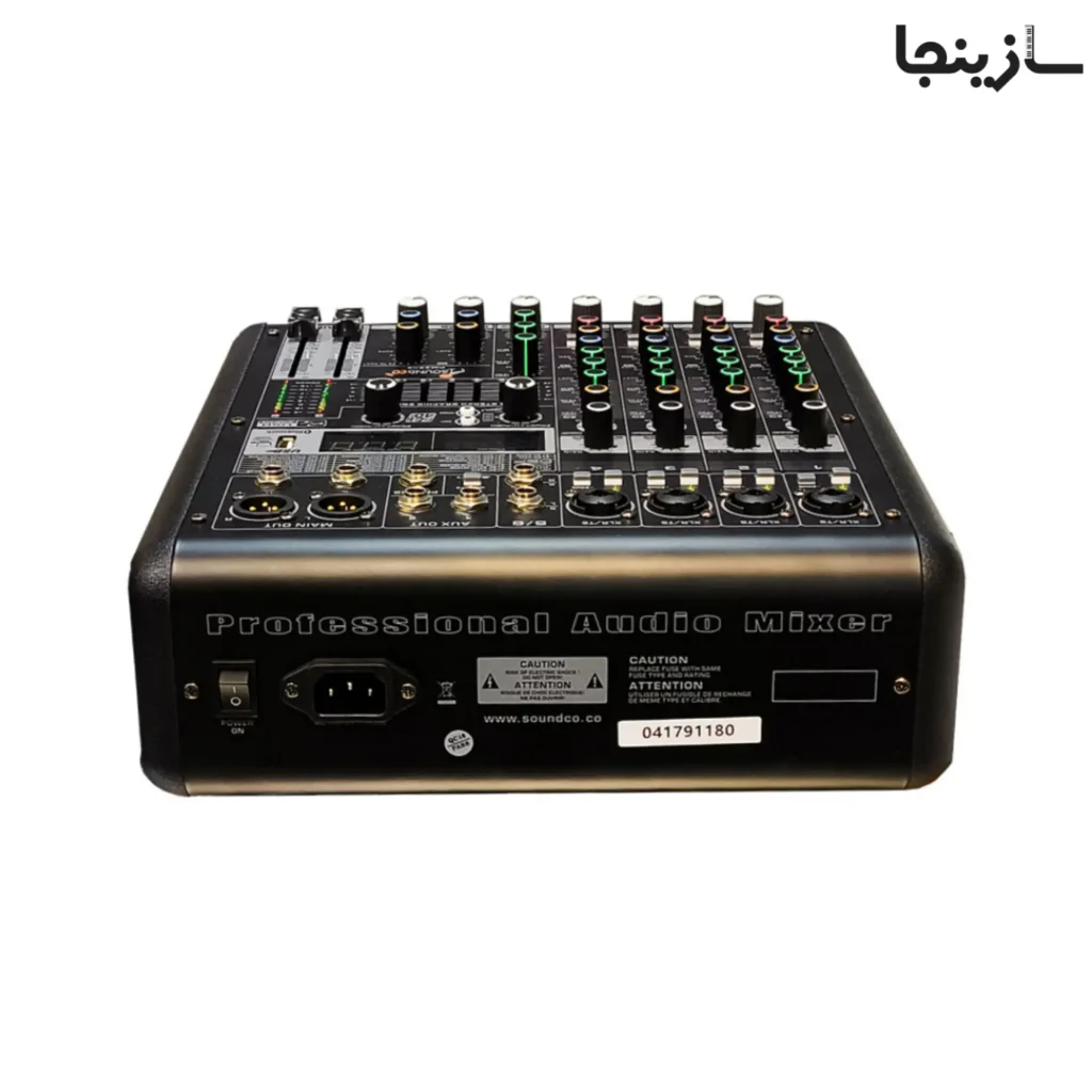 میکسر حرفه‌ای SOUNDCO DM3806 Proدر سازینجا